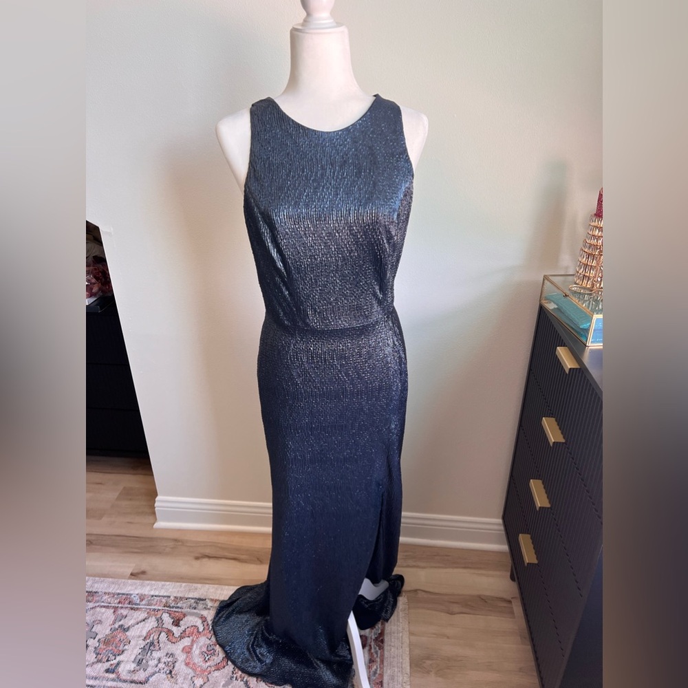 Metallic gown
